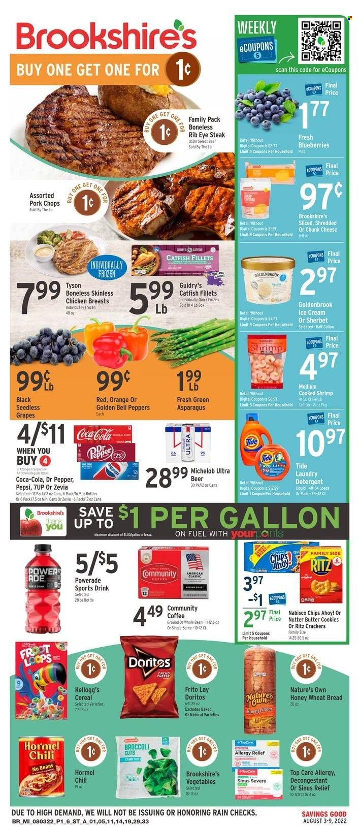 Brookshires ad - 08/03/2022 - 08/09/2022. Page 1