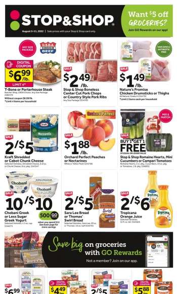 Stop & Shop Flyer - 08/05/2022 - 08/11/2022.