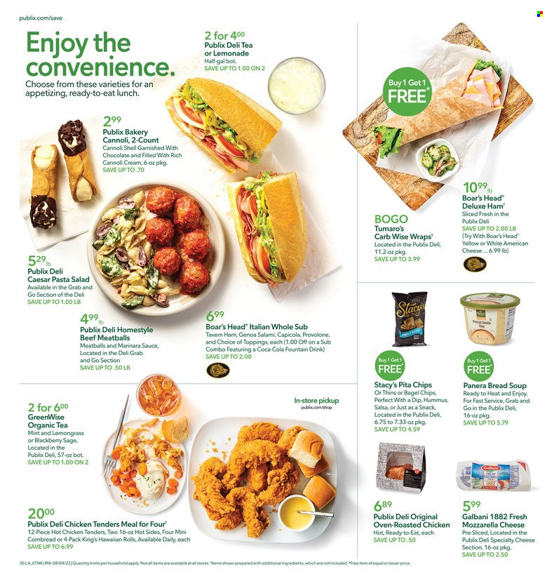 Publix ad - 08/04/2022 - 08/10/2022. Page 8