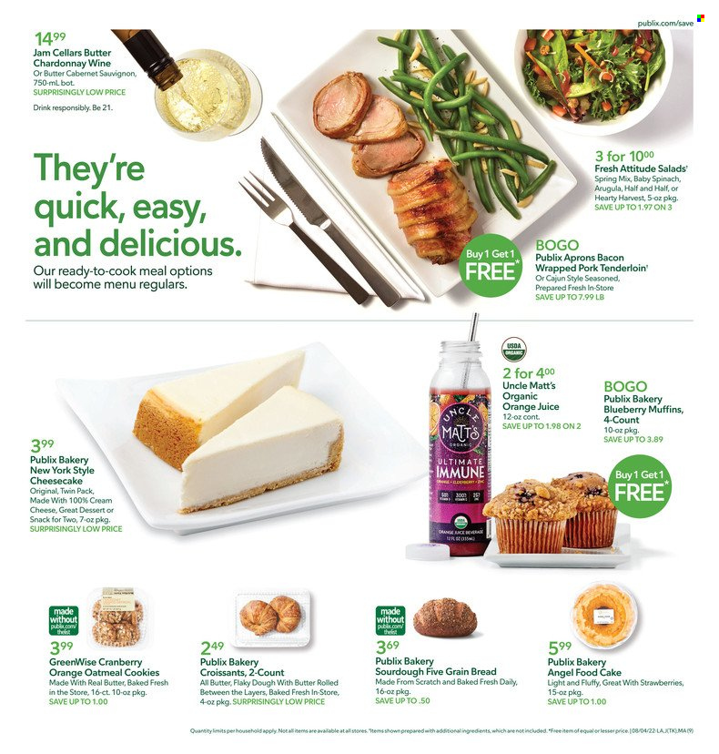 Publix ad - 08/04/2022 - 08/10/2022. Page 9