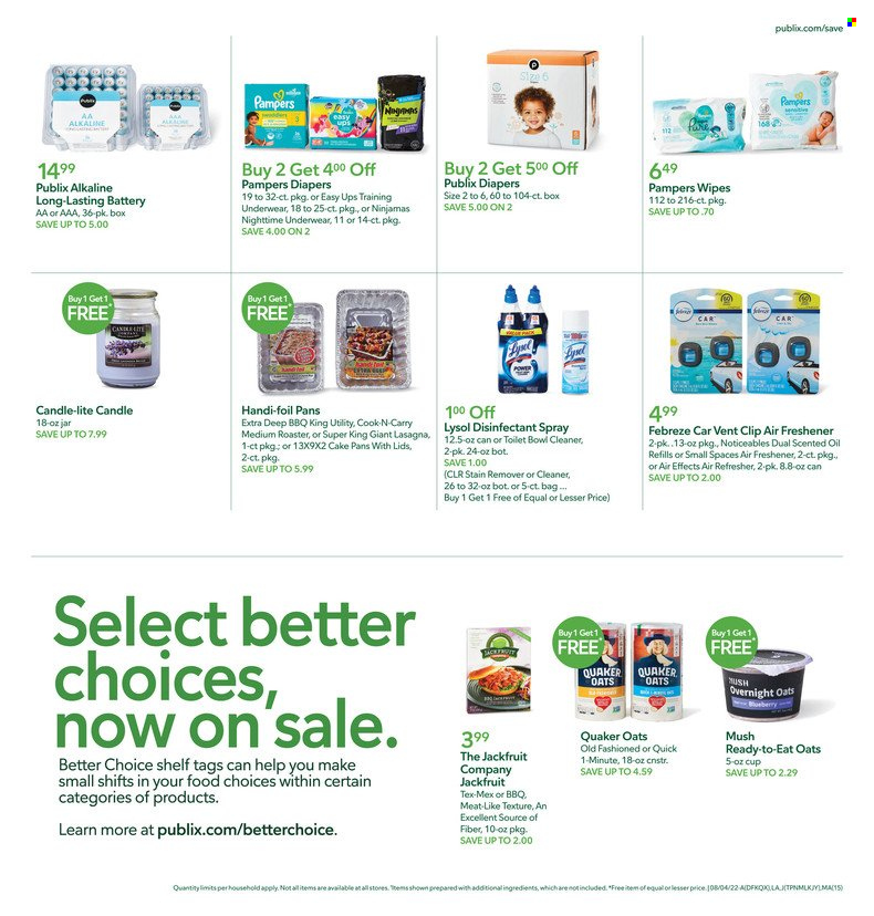 Publix ad - 08/04/2022 - 08/10/2022. Page 15