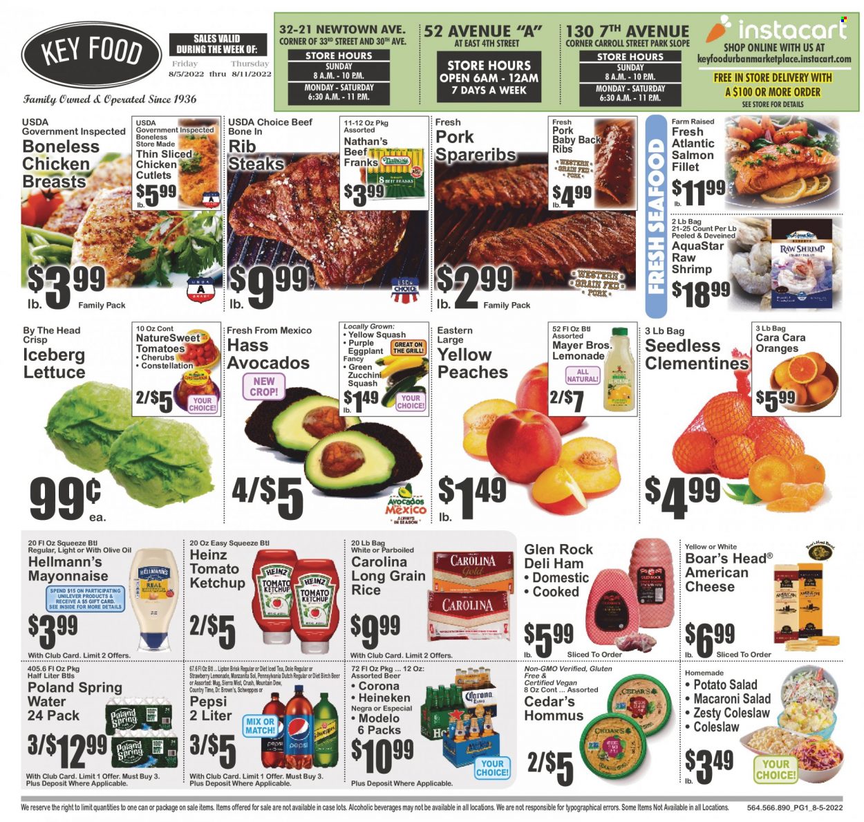 Key Food ad - 08/05/2022 - 08/11/2022. Page 1
