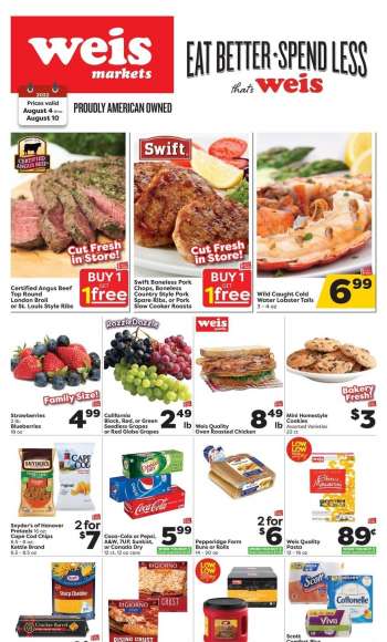 Weis Flyer - 08/04/2022 - 08/10/2022.