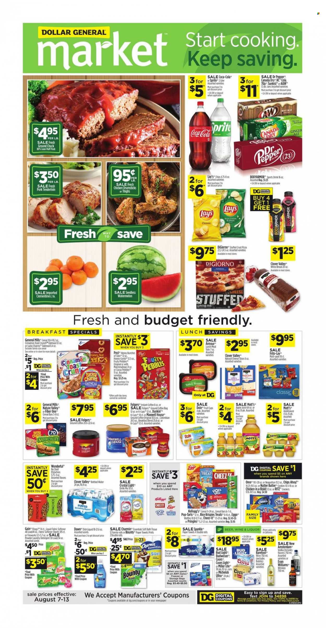Dollar General ad - 08/07/2022 - 08/13/2022. Page 1