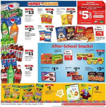 Family Dollar Flyer - 08/08/2022 - 08/13/2022.