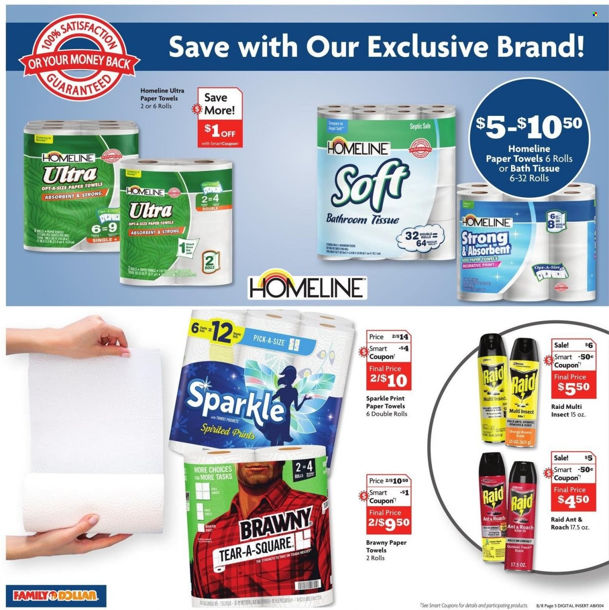 Family Dollar ad - 08/08/2022 - 08/13/2022. Page 7