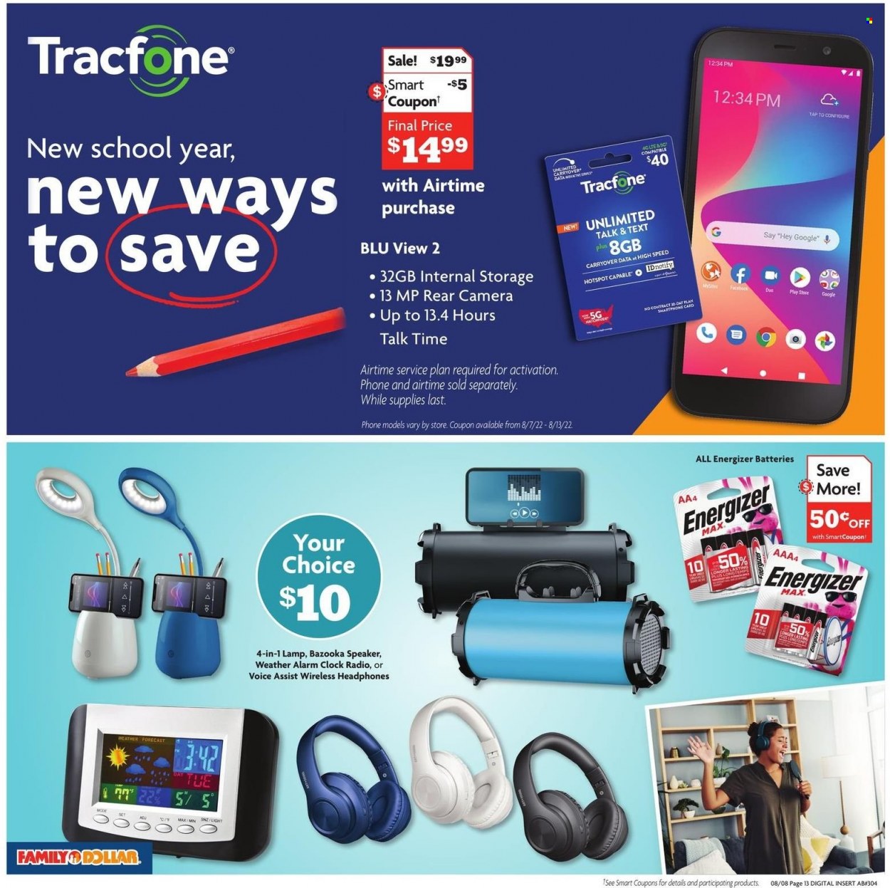 Family Dollar ad - 08/08/2022 - 08/13/2022. Page 10