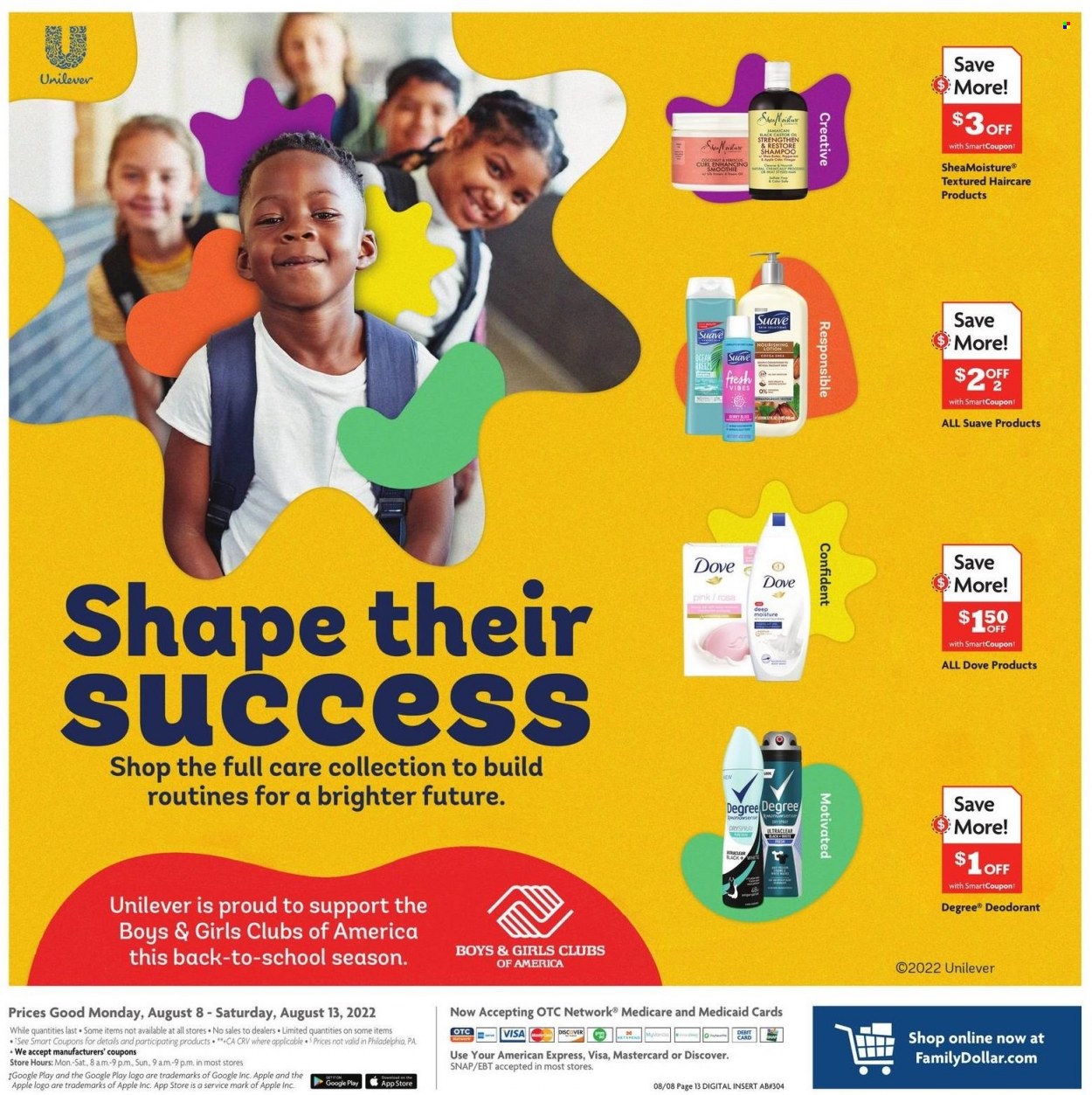 Family Dollar ad - 08/08/2022 - 08/13/2022. Page 13
