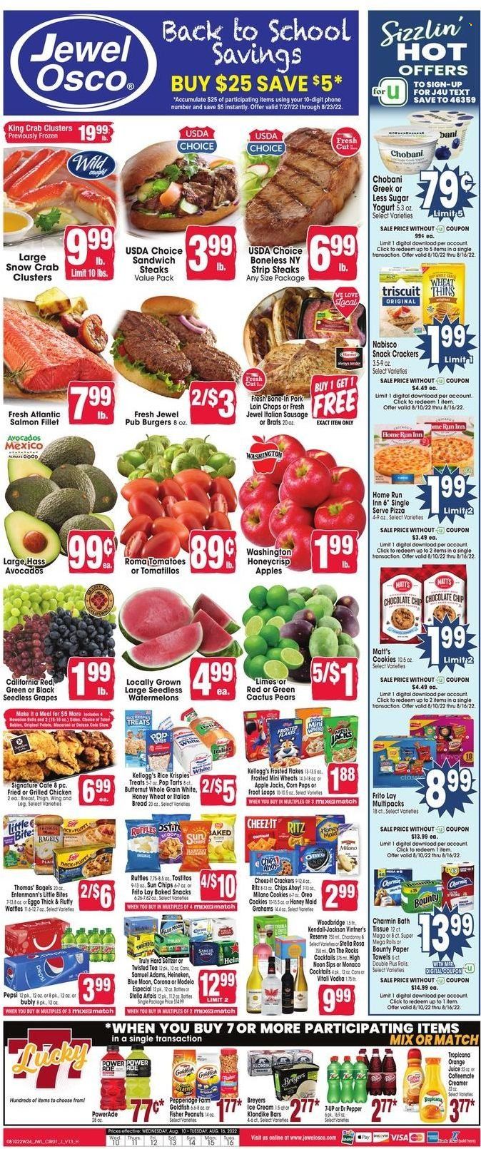 Jewel Osco ad - 08/10/2022 - 08/16/2022. Page 1