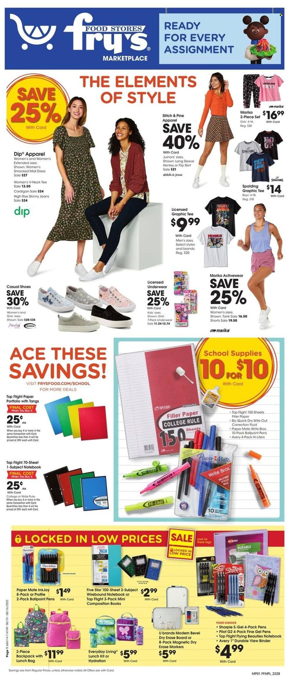 Fry’s ad - 08/10/2022 - 08/16/2022. Page 1