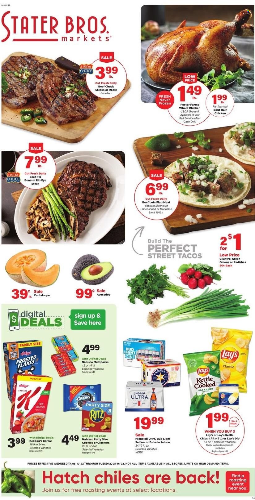 Stater Bros. ad - 08/10/2022 - 08/16/2022. Page 1