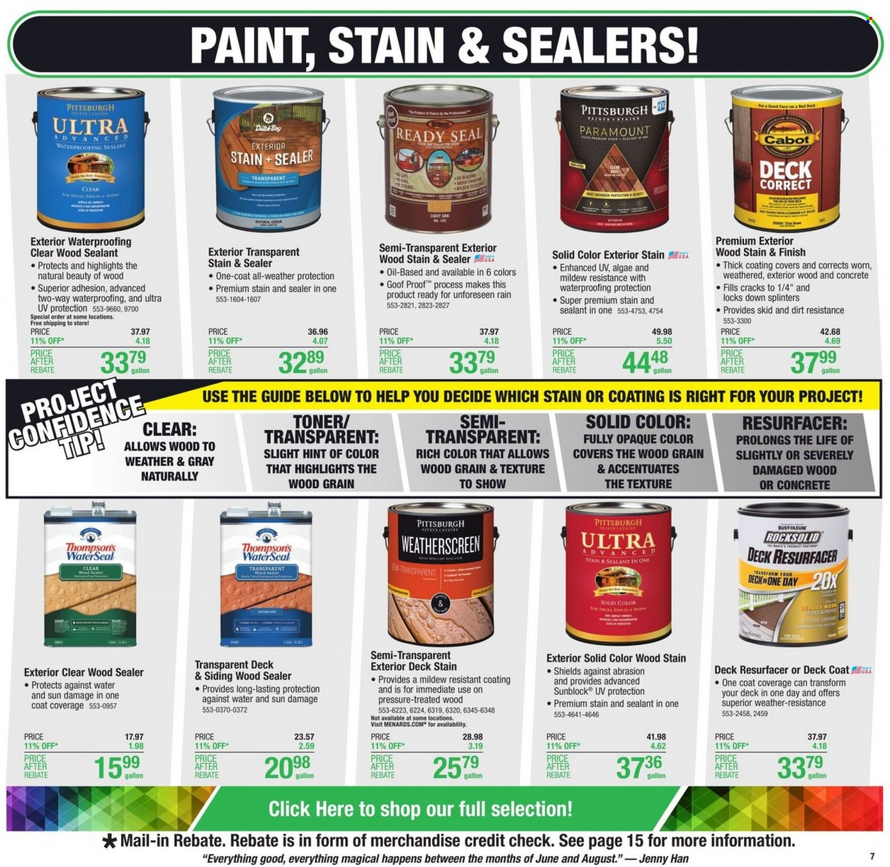 Menards ad - 08/11/2022 - 08/21/2022. Page 9