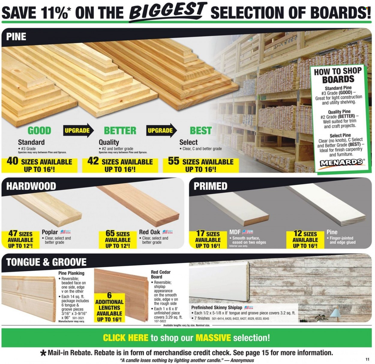 Menards ad - 08/11/2022 - 08/21/2022. Page 13