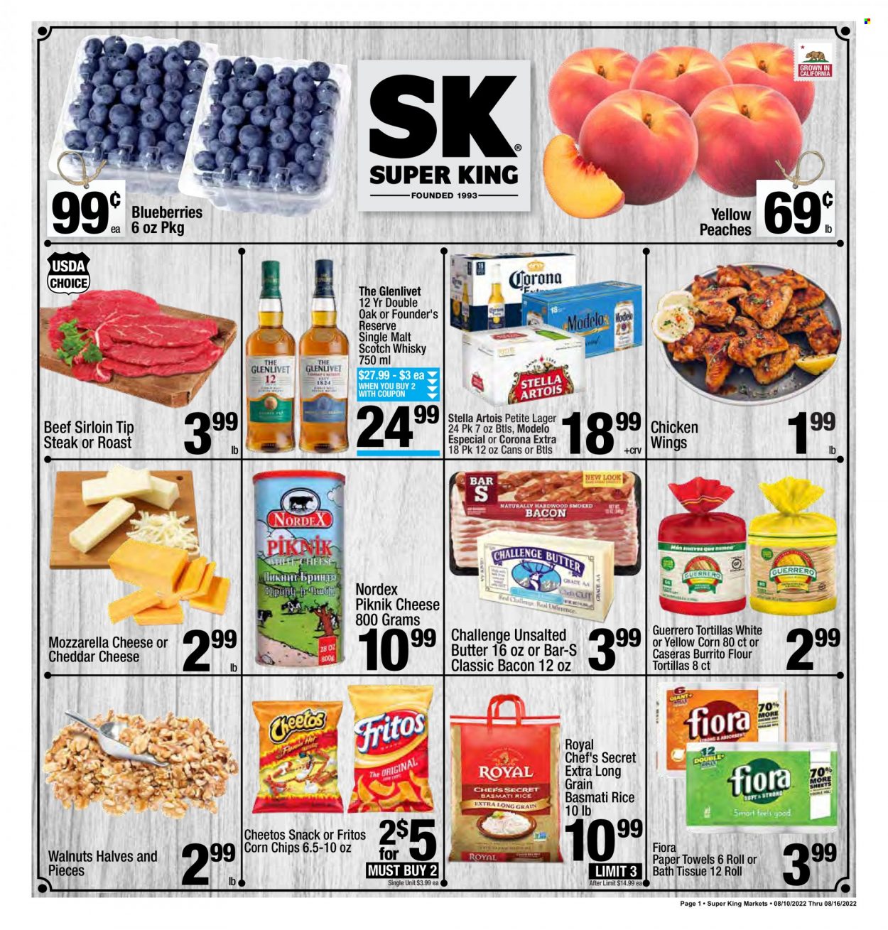Super King Markets ad - 08/10/2022 - 08/16/2022. Page 1
