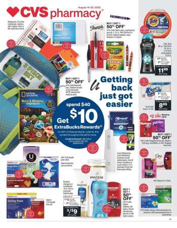 CVS Pharmacy Flyer - 08/14/2022 - 08/20/2022.