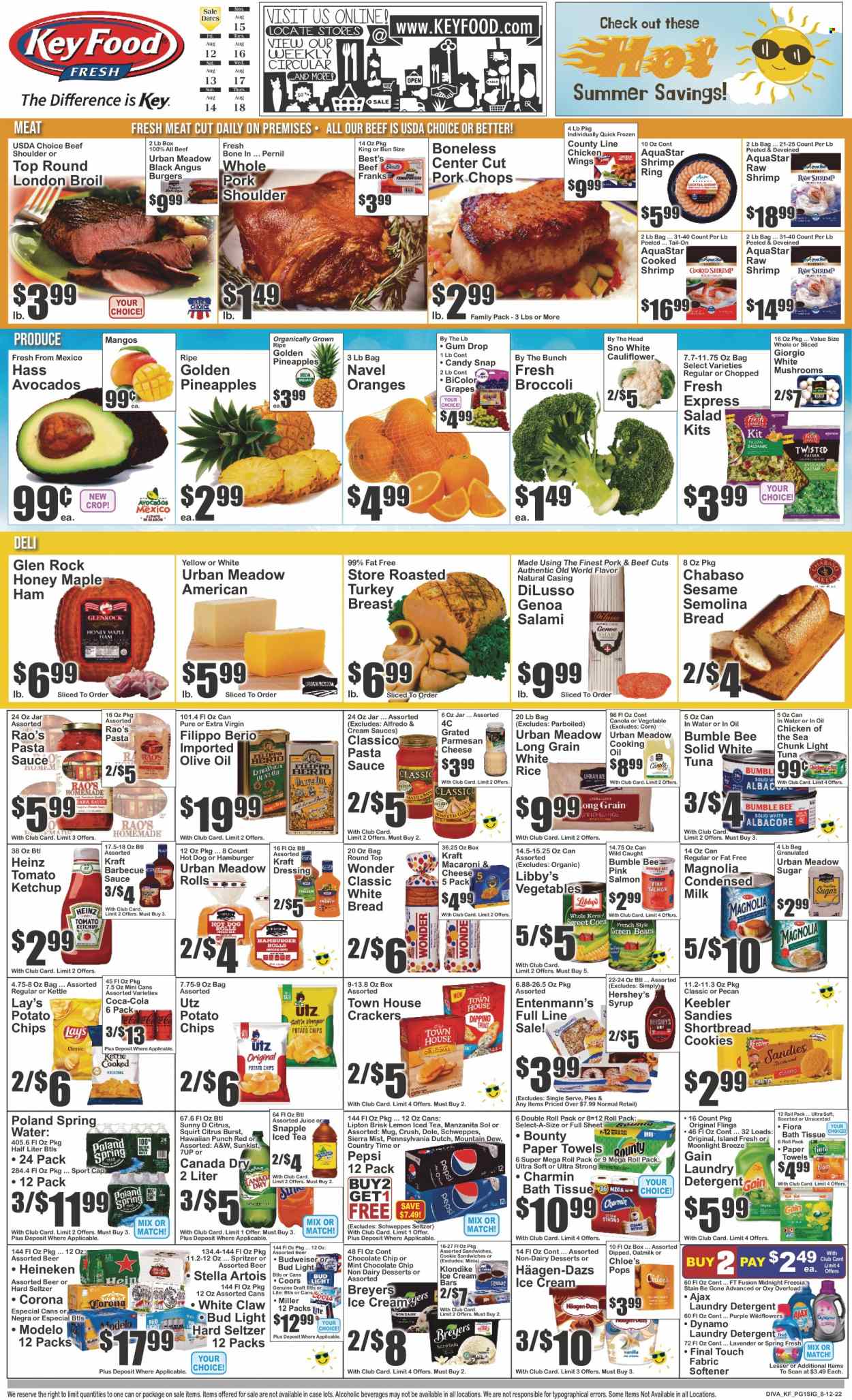 Key Food ad - 08/12/2022 - 08/18/2022. Page 1