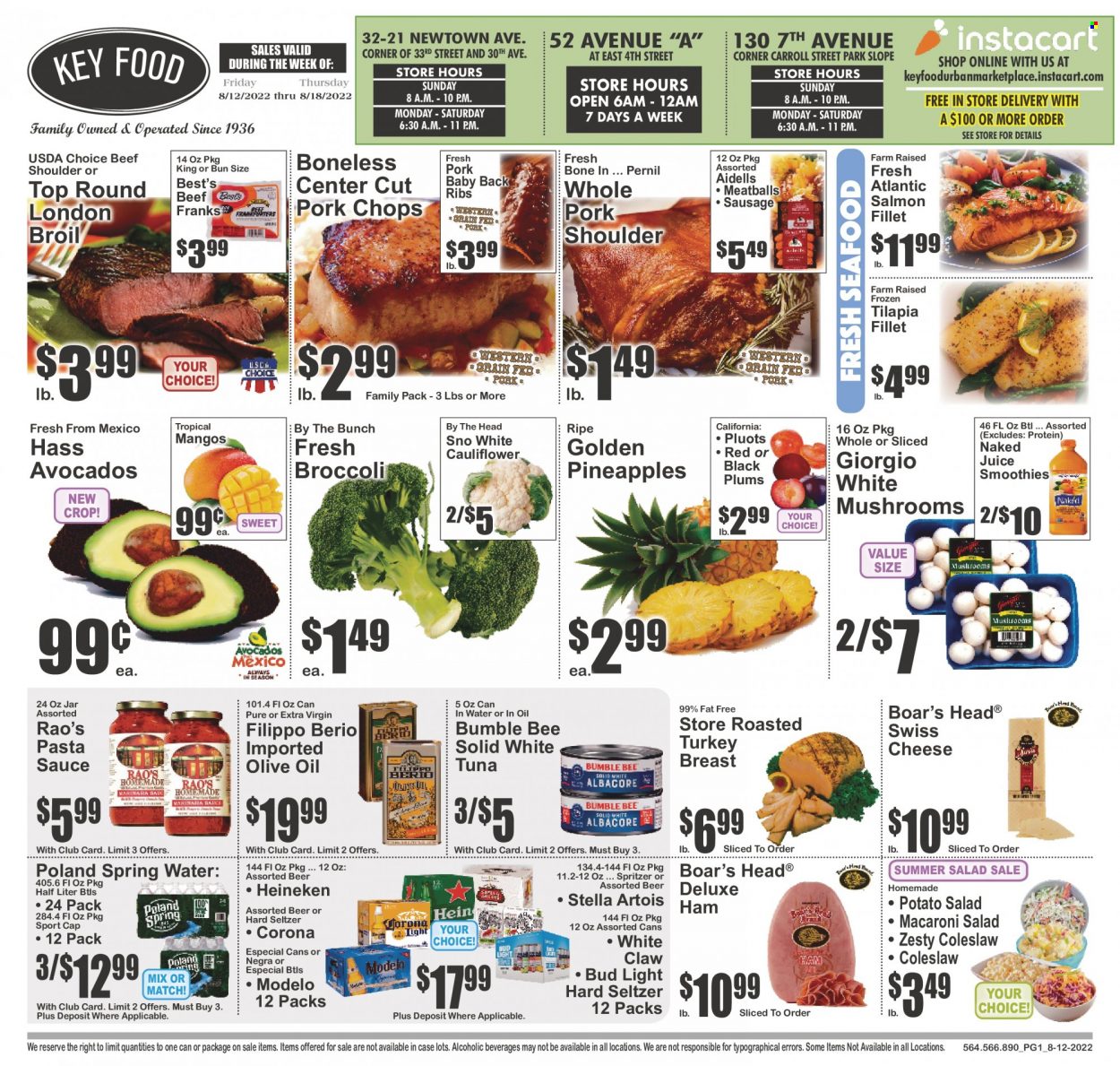 Key Food ad - 08/12/2022 - 08/18/2022. Page 1