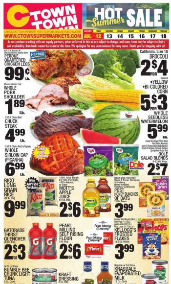 C-Town Flyer - 08/12/2022 - 08/18/2022.