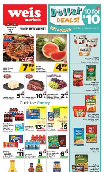 Weis Flyer - 08/11/2022 - 08/17/2022.