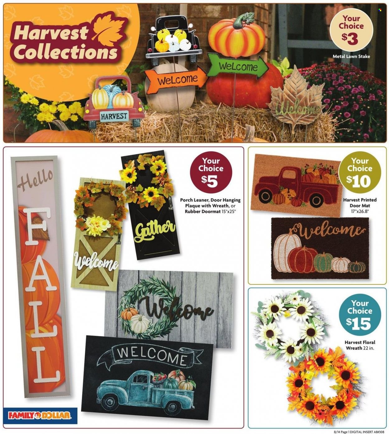 Family Dollar ad - 08/14/2022 - 09/17/2022. Page 2