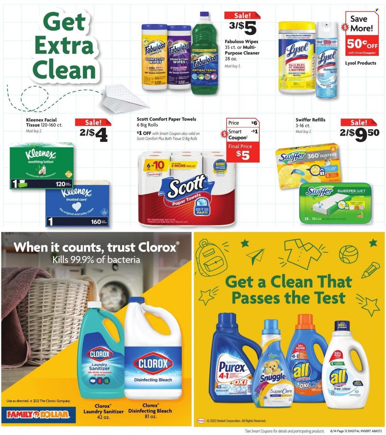 Family Dollar ad - 08/14/2022 - 09/03/2022. Page 12