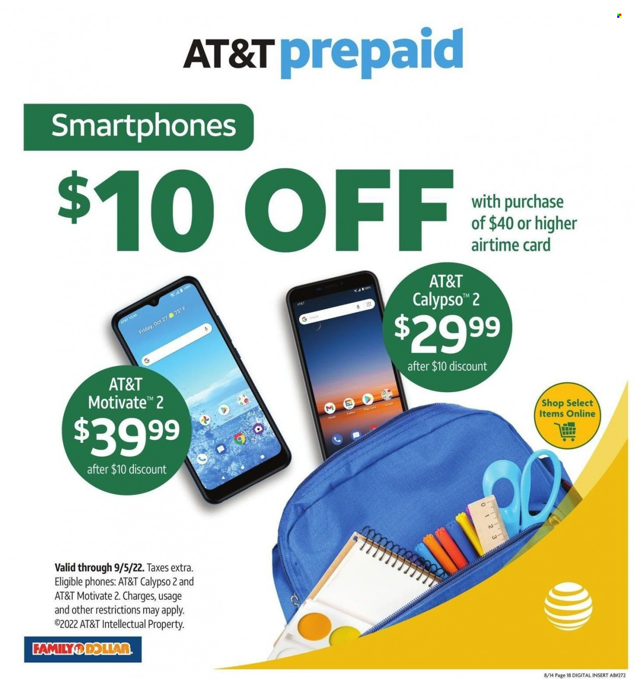 Family Dollar ad - 08/14/2022 - 09/03/2022. Page 18