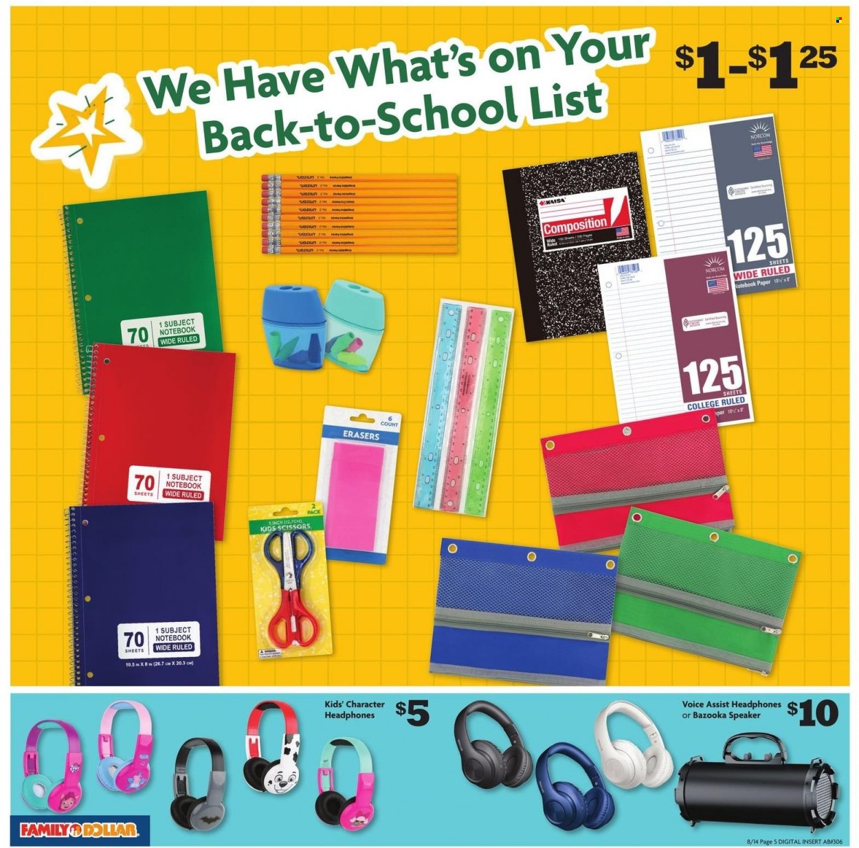 Family Dollar ad - 08/14/2022 - 08/20/2022. Page 8
