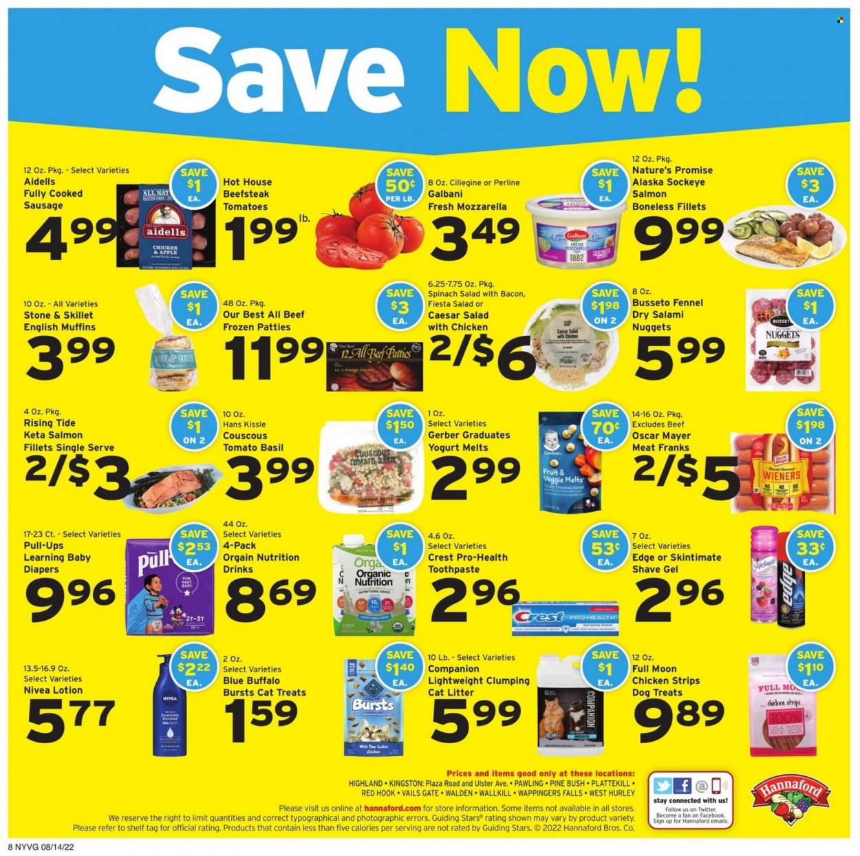 Hannaford ad - 08/14/2022 - 08/20/2022. Page 8