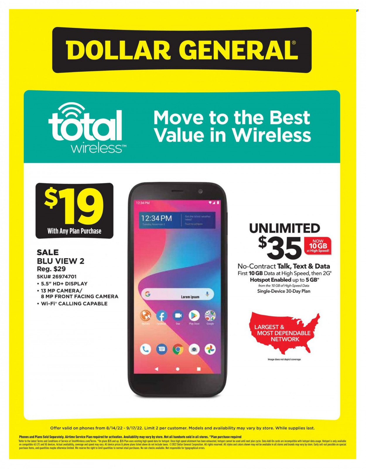 Dollar General ad - 08/14/2022 - 09/17/2022. Page 2