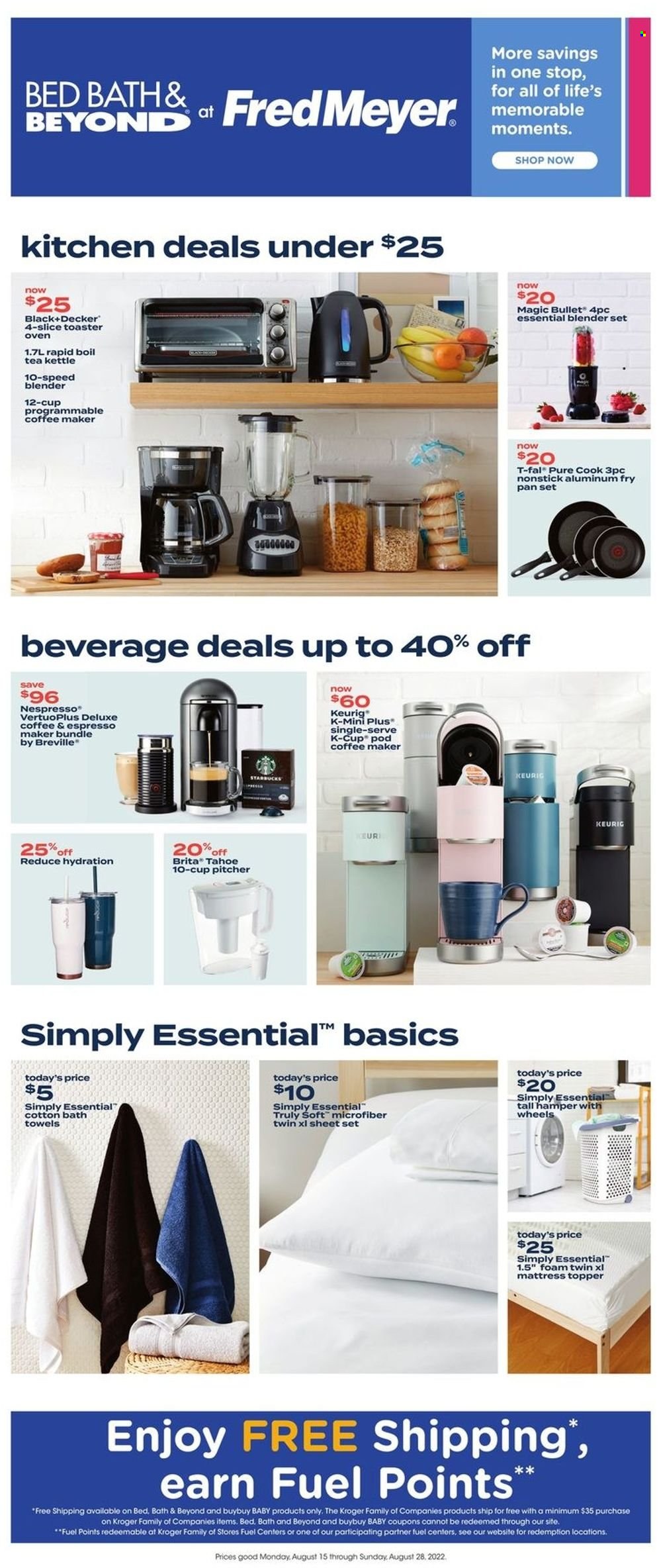 Fred Meyer ad - 08/15/2022 - 08/28/2022. Page 1