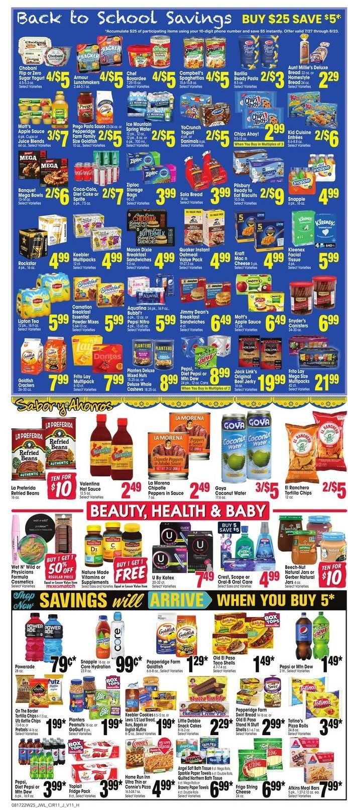 Jewel Osco ad - 08/17/2022 - 08/23/2022. Page 11