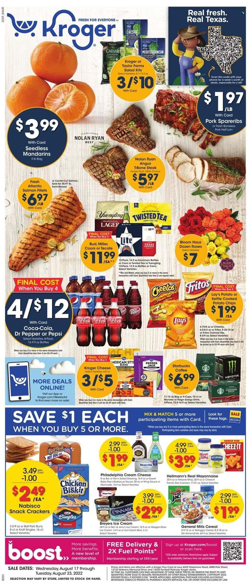 Kroger ad - 08/17/2022 - 08/23/2022. Page 1