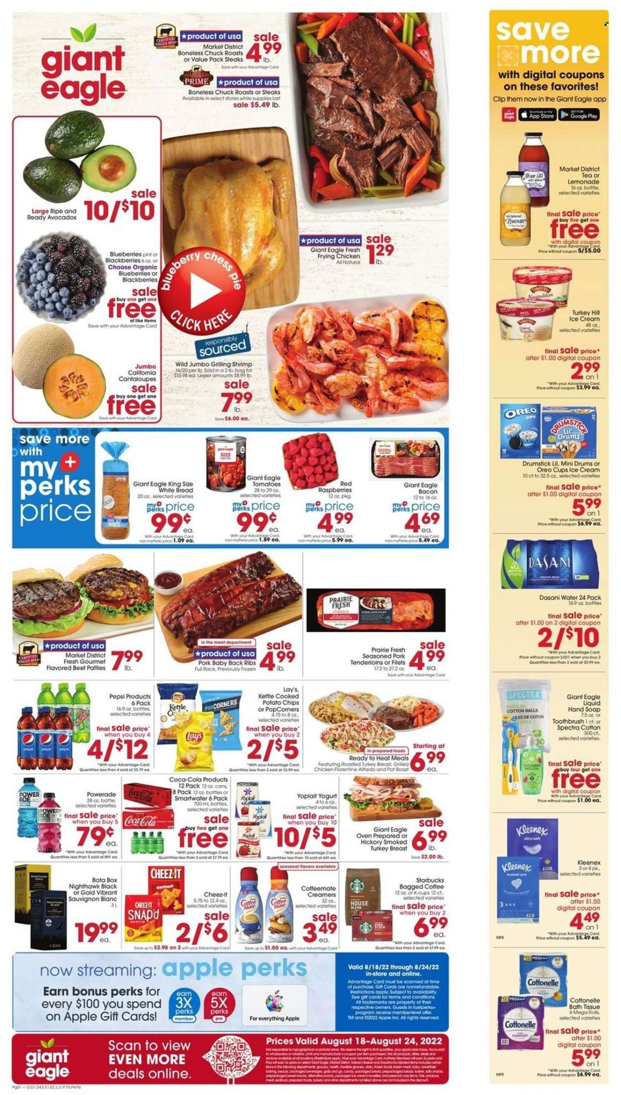 Giant Eagle ad - 08/18/2022 - 08/24/2022. Page 1