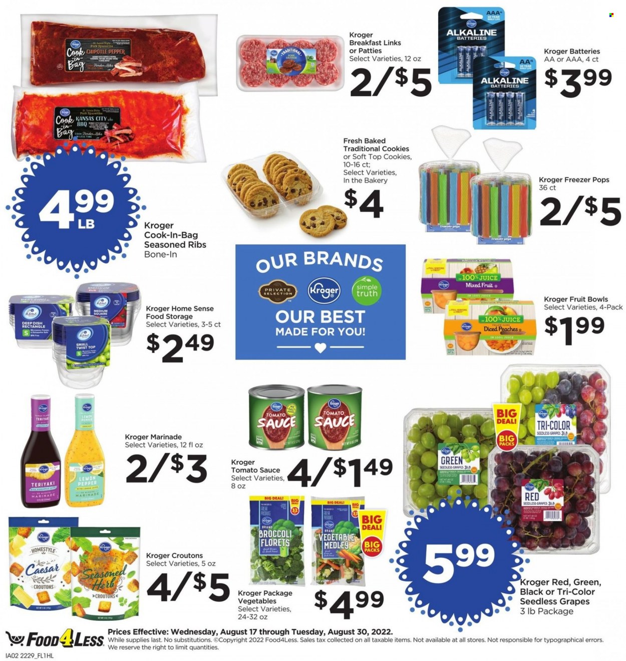 Food 4 Less ad - 08/17/2022 - 08/23/2022. Page 4