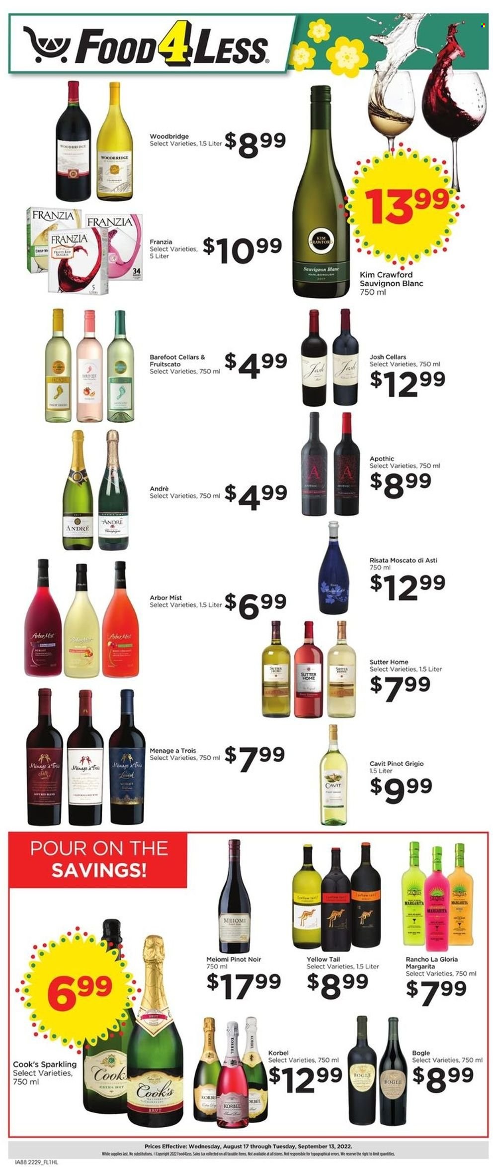 Food 4 Less ad - 08/17/2022 - 09/13/2022. Page 1