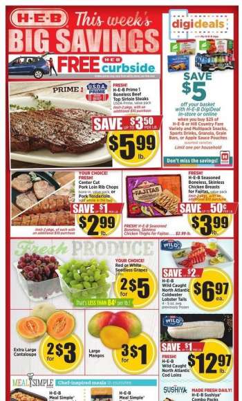 H-E-B Flyer - 08/17/2022 - 08/23/2022.