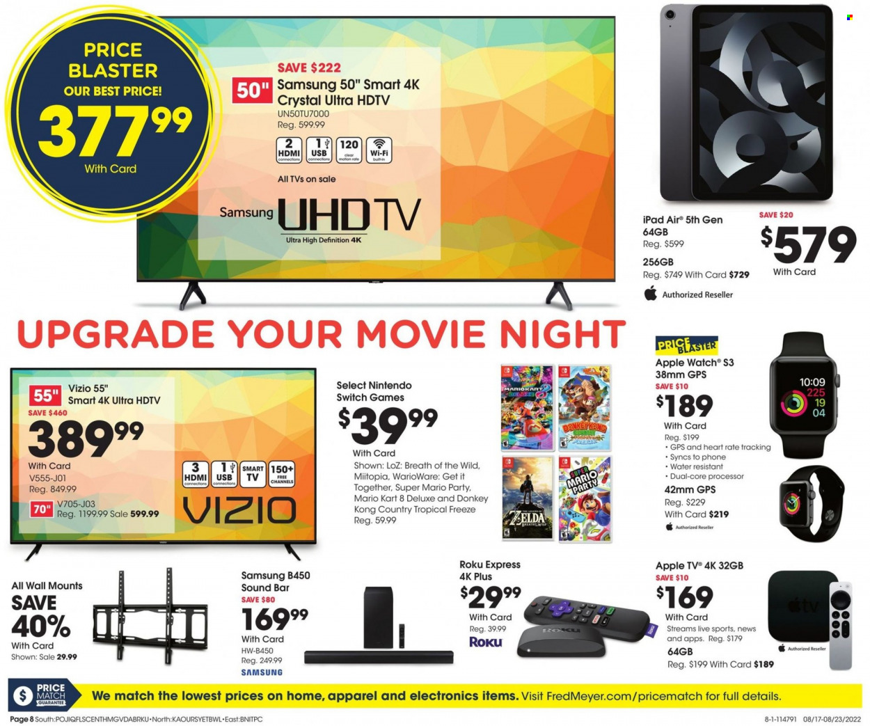 Fred Meyer ad - 08/17/2022 - 08/23/2022. Page 8