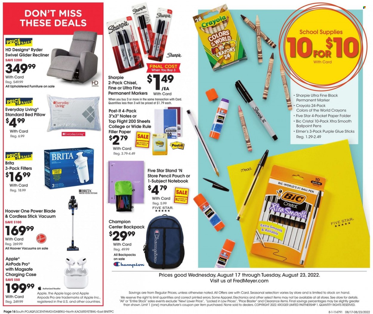Fred Meyer ad - 08/17/2022 - 08/23/2022. Page 16