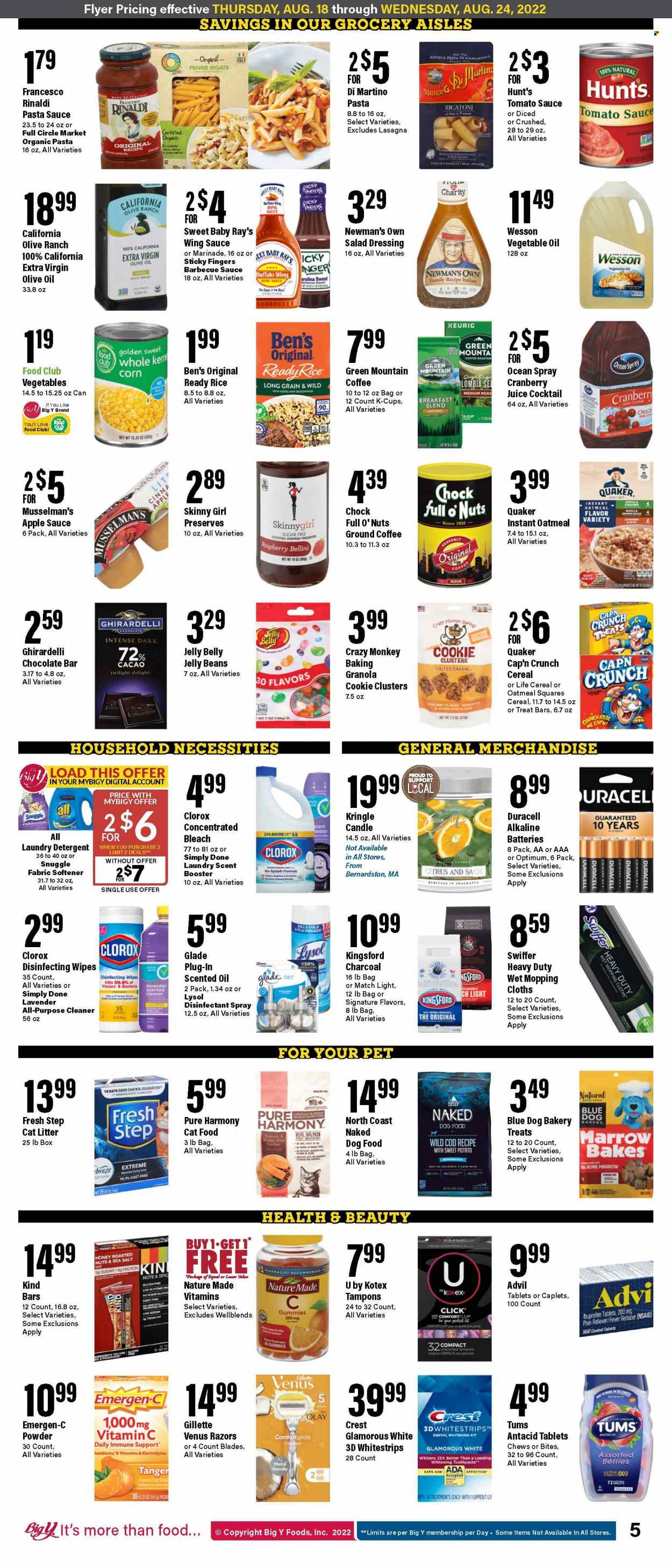Big Y ad - 08/18/2022 - 08/24/2022. Page 5