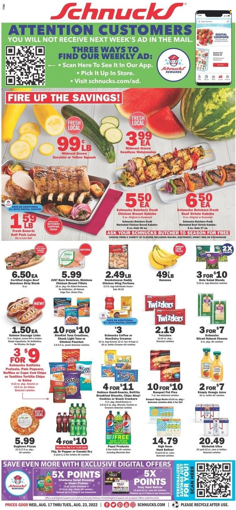 Schnucks ad - 08/17/2022 - 08/23/2022. Page 1