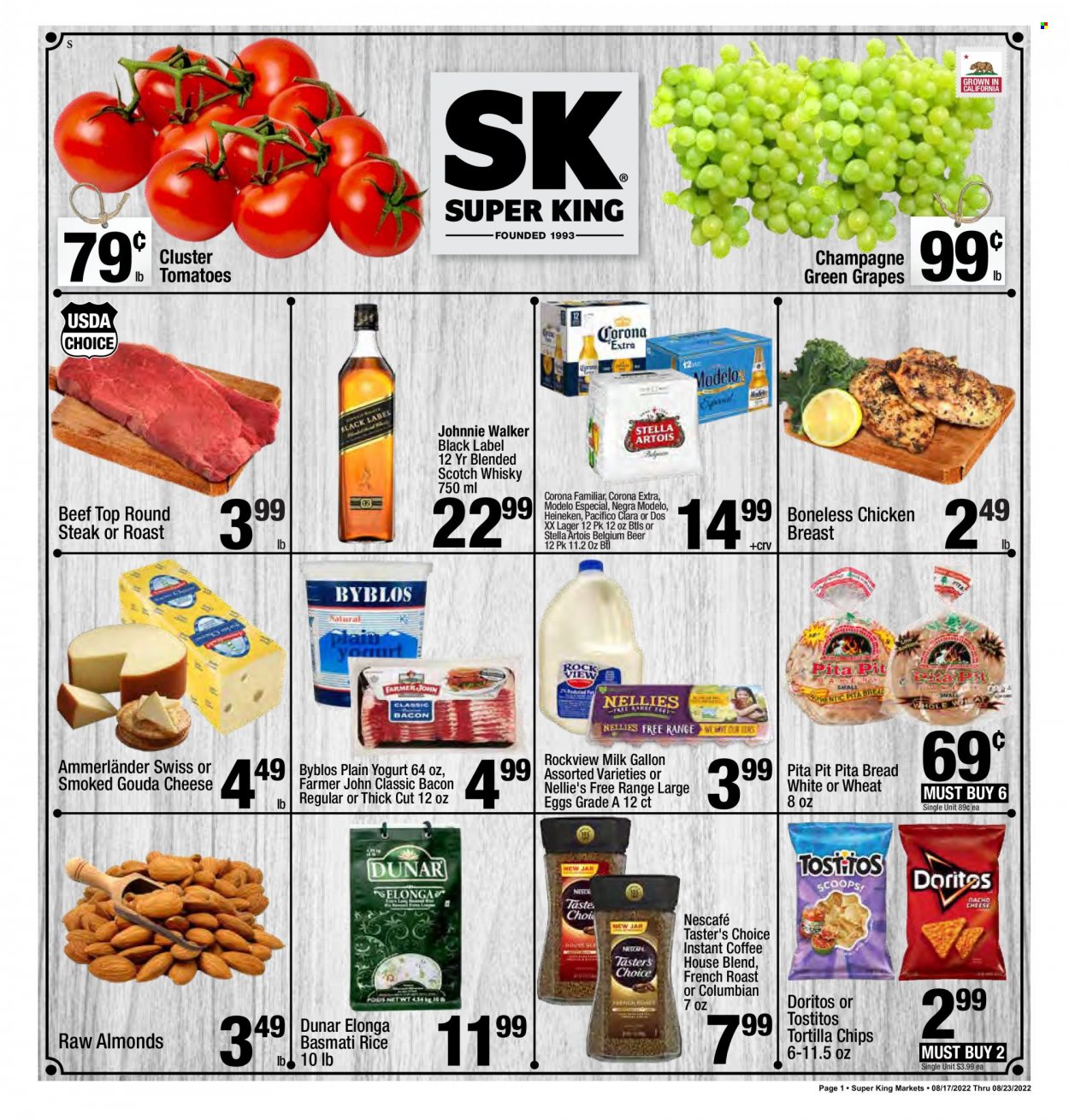 Super King Markets ad - 08/17/2022 - 08/23/2022. Page 1