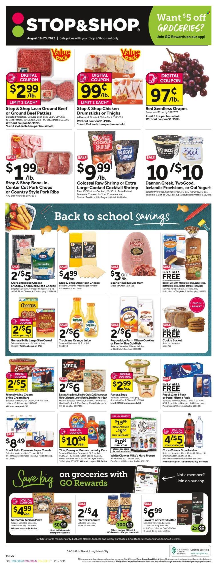 Stop & Shop ad - 08/19/2022 - 08/25/2022. Page 1