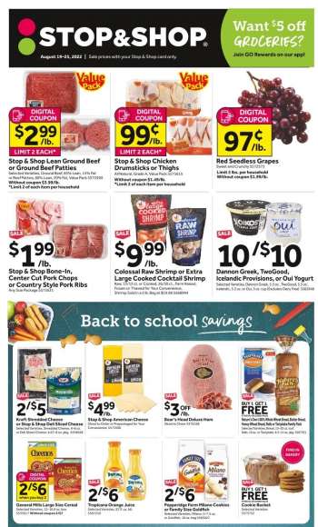 Stop & Shop Flyer - 08/19/2022 - 08/25/2022.