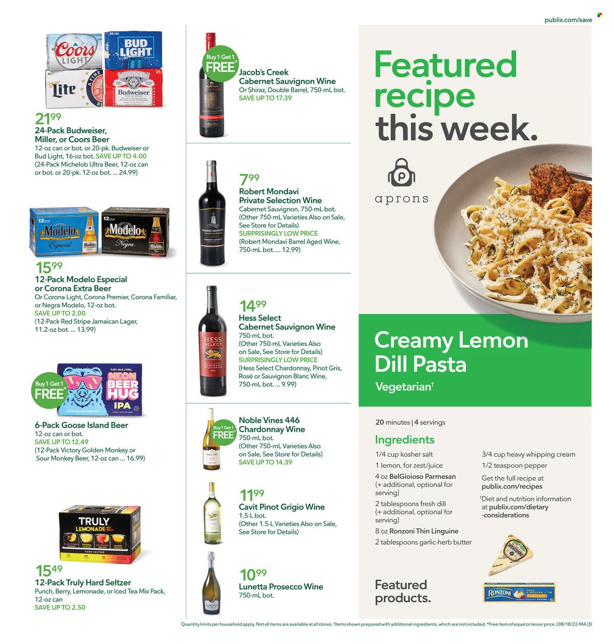 Publix ad - 08/18/2022 - 08/24/2022. Page 3