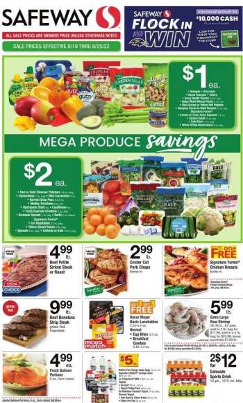 Safeway Flyer - 08/19/2022 - 08/25/2022.