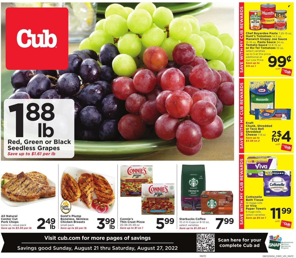 Cub Foods ad - 08/21/2022 - 08/27/2022. Page 1