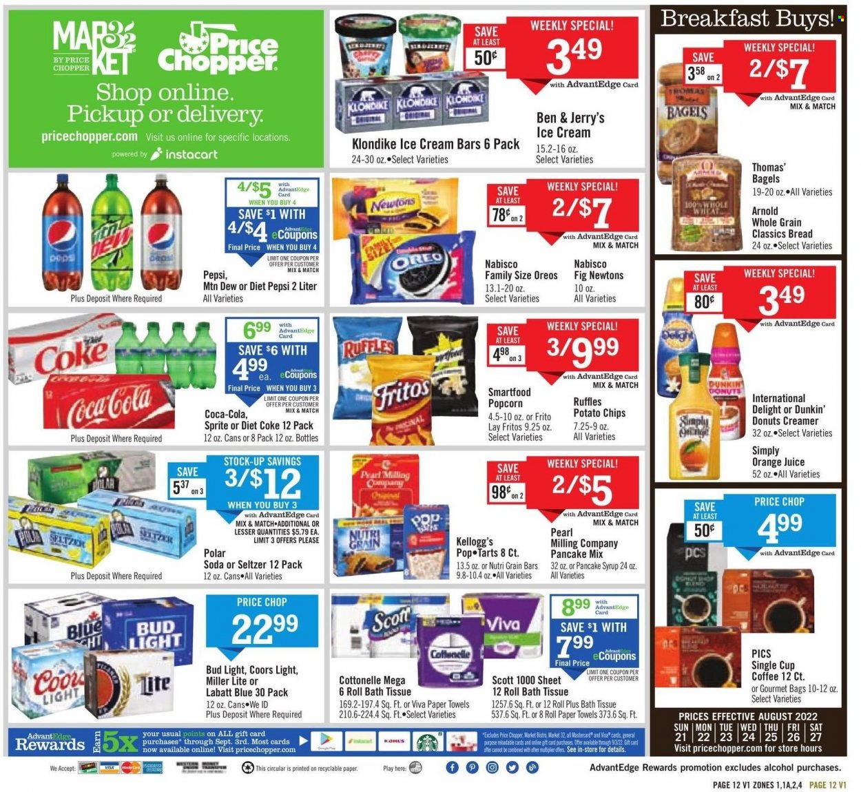 Price Chopper ad - 08/21/2022 - 08/27/2022. Page 12