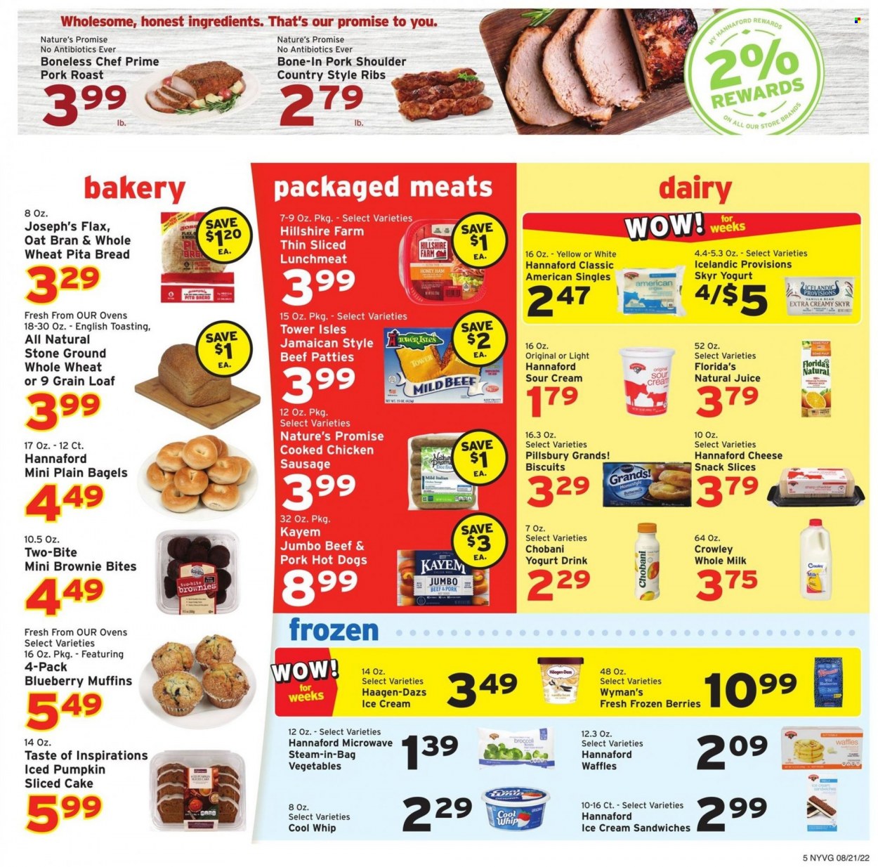 Hannaford ad - 08/21/2022 - 08/27/2022. Page 5