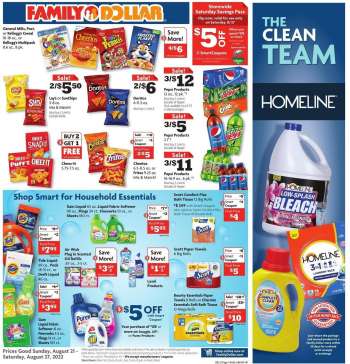 Family Dollar Flyer - 08/21/2022 - 08/27/2022.