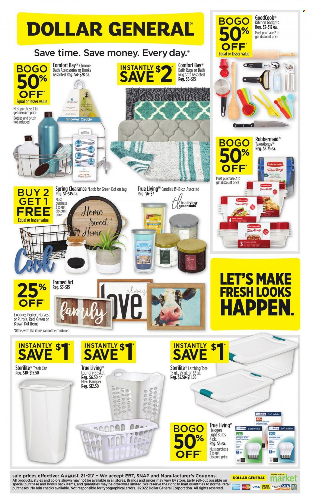 Dollar General ad - 08/21/2022 - 08/27/2022. Page 1